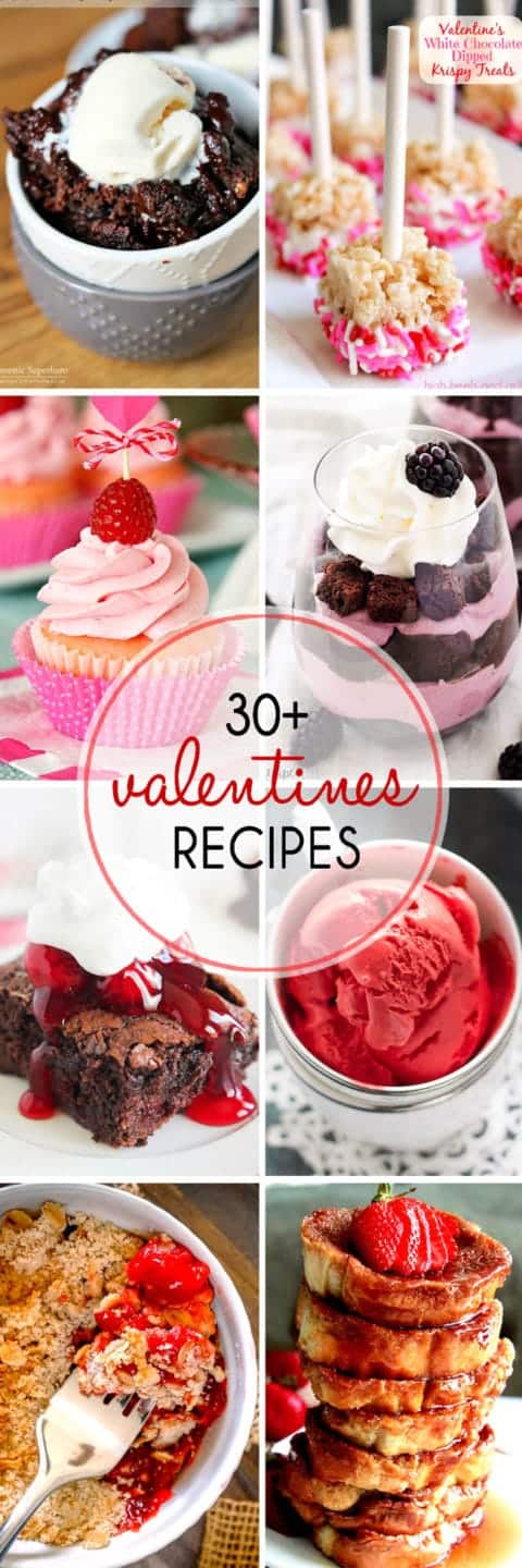 More than 30 Valentines Day Desserts to help you celebrate with the ones you love!