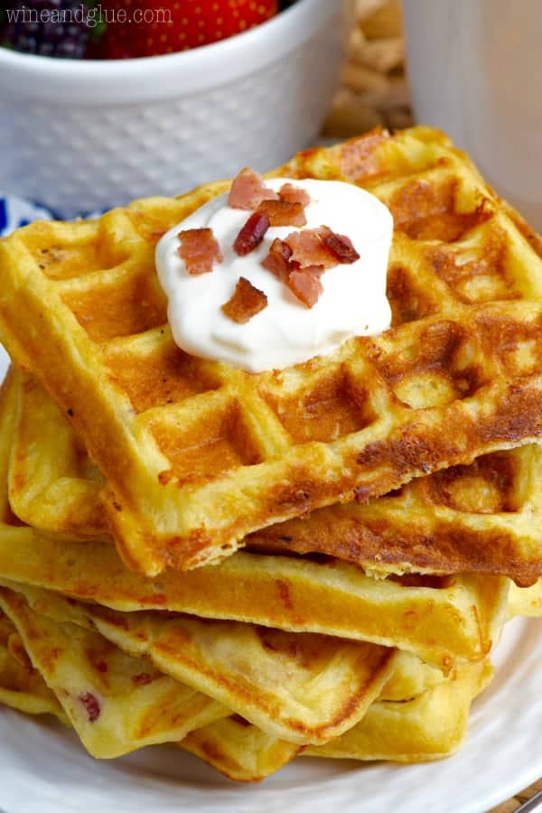 Sour Cream Belgian Waffle Recipe