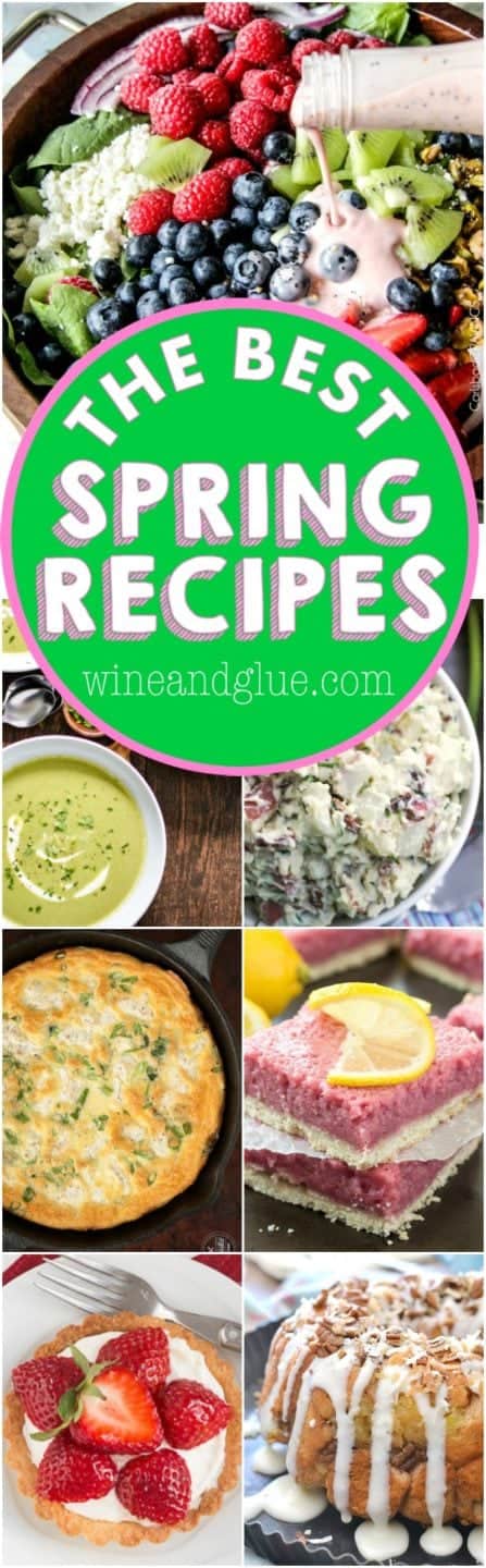 More than 30 of the best recipes for SPRING!