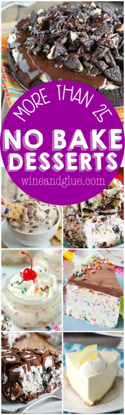 With all of these No Bake Dessert Recipes, you will be able to have sweets all summer without turning on your oven!