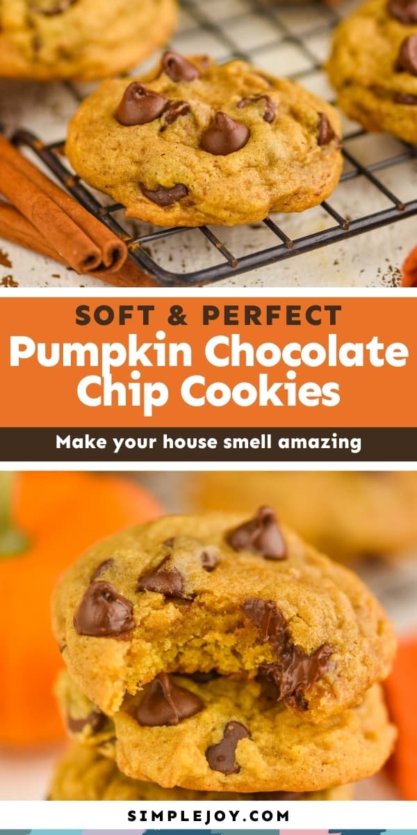 Pumpkin Chocolate Chip Cookies - Simple Joy