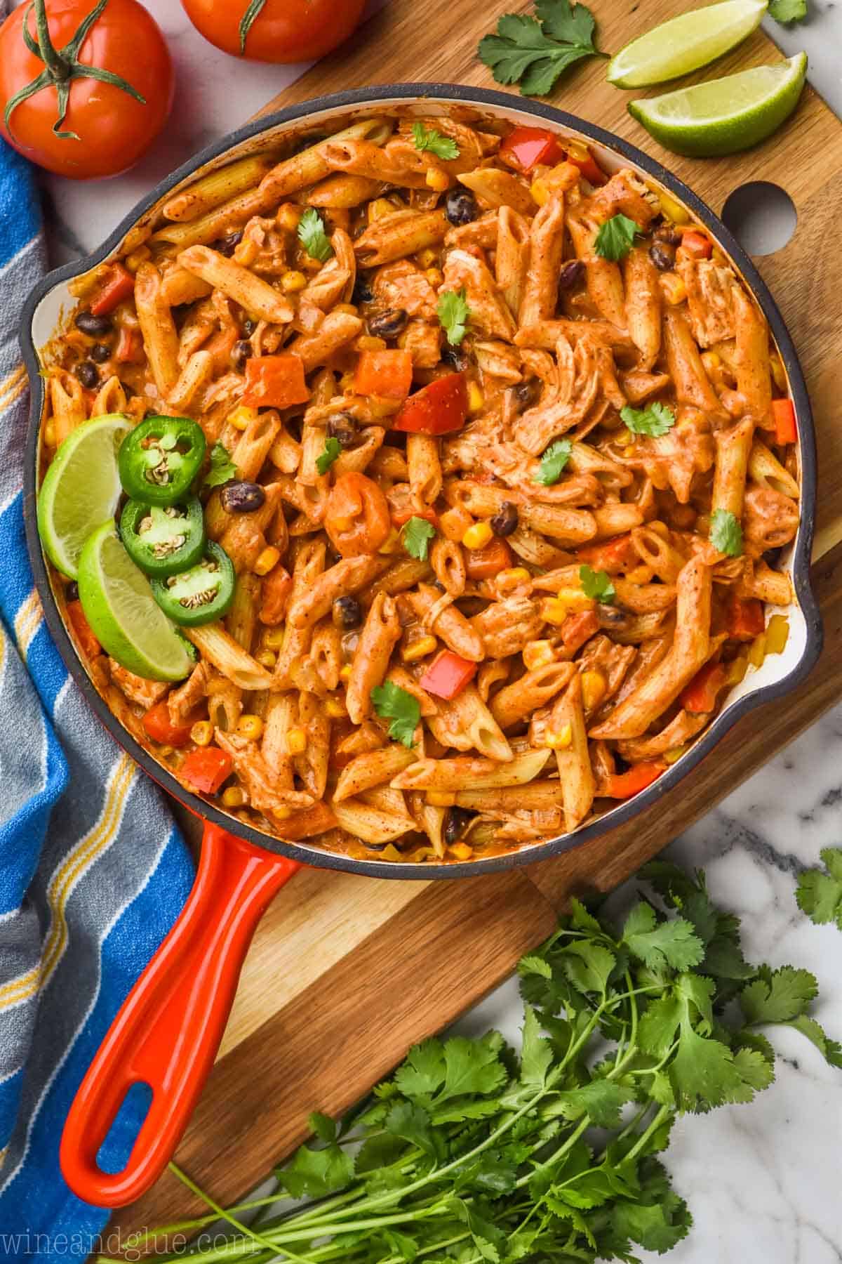 One Pot Southwestern Alfredo Pasta image