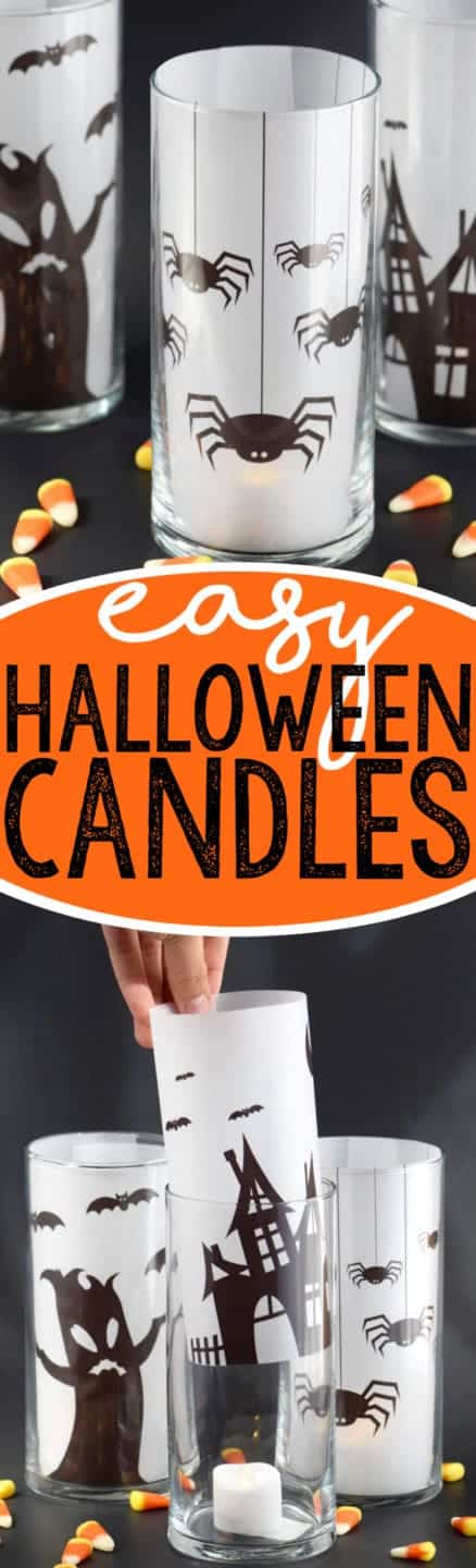 Easy Halloween Decoration  Spooky Candles - 93