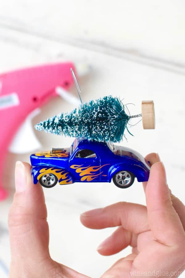 These Matchbox Car Ornaments are crazy simple to make and so cute! Perfect for gifting or keeping!