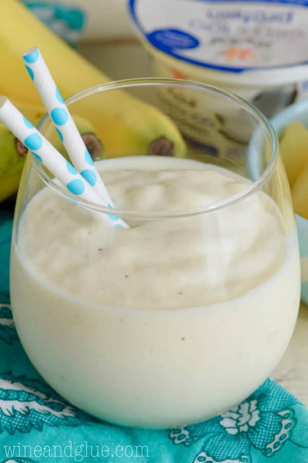 These Easy Three Ingredient Smoothies could not be more simple! Plus with at least 14-15 grams of protein each and less than 300 calories, they are a total win!
