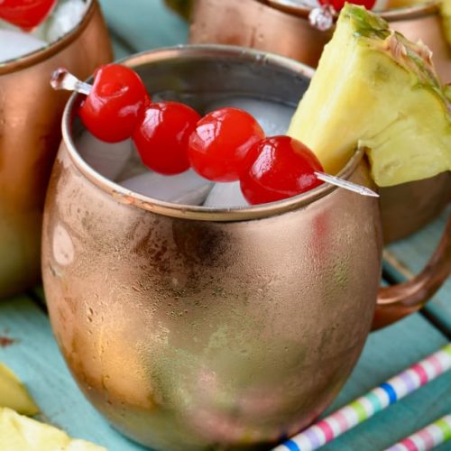 Tropical Alcoholic Punch (The Best Spiked Punch EVER!) - Averie Cooks