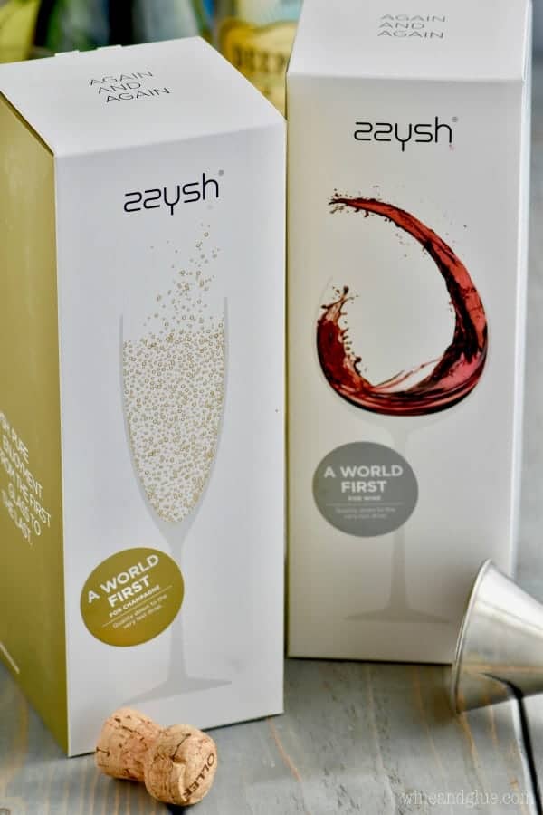 A box of Champagne and Wine from zzysh