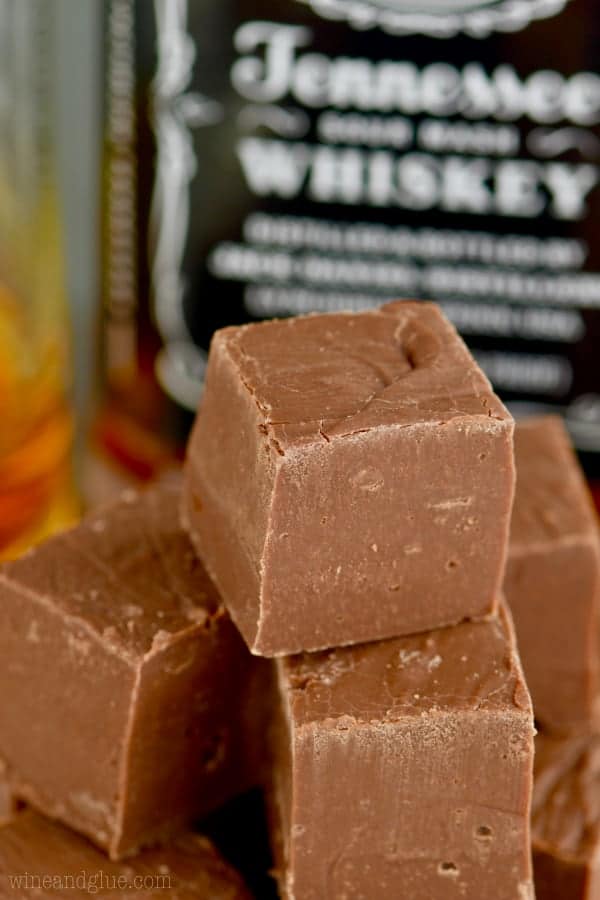 Made with just a few ingredients this Jack Daniels Whiskey Fudge recipe comes together in just a few minutes!