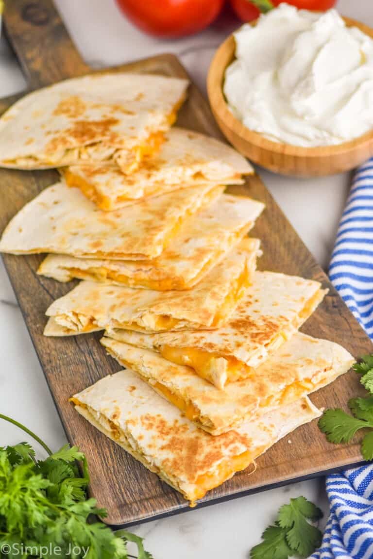 Taco Bell Chicken Quesadilla - Simple Joy