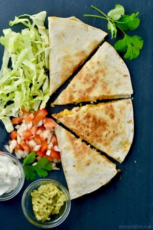 Taco Bell Chicken Quesadilla - Simple Joy