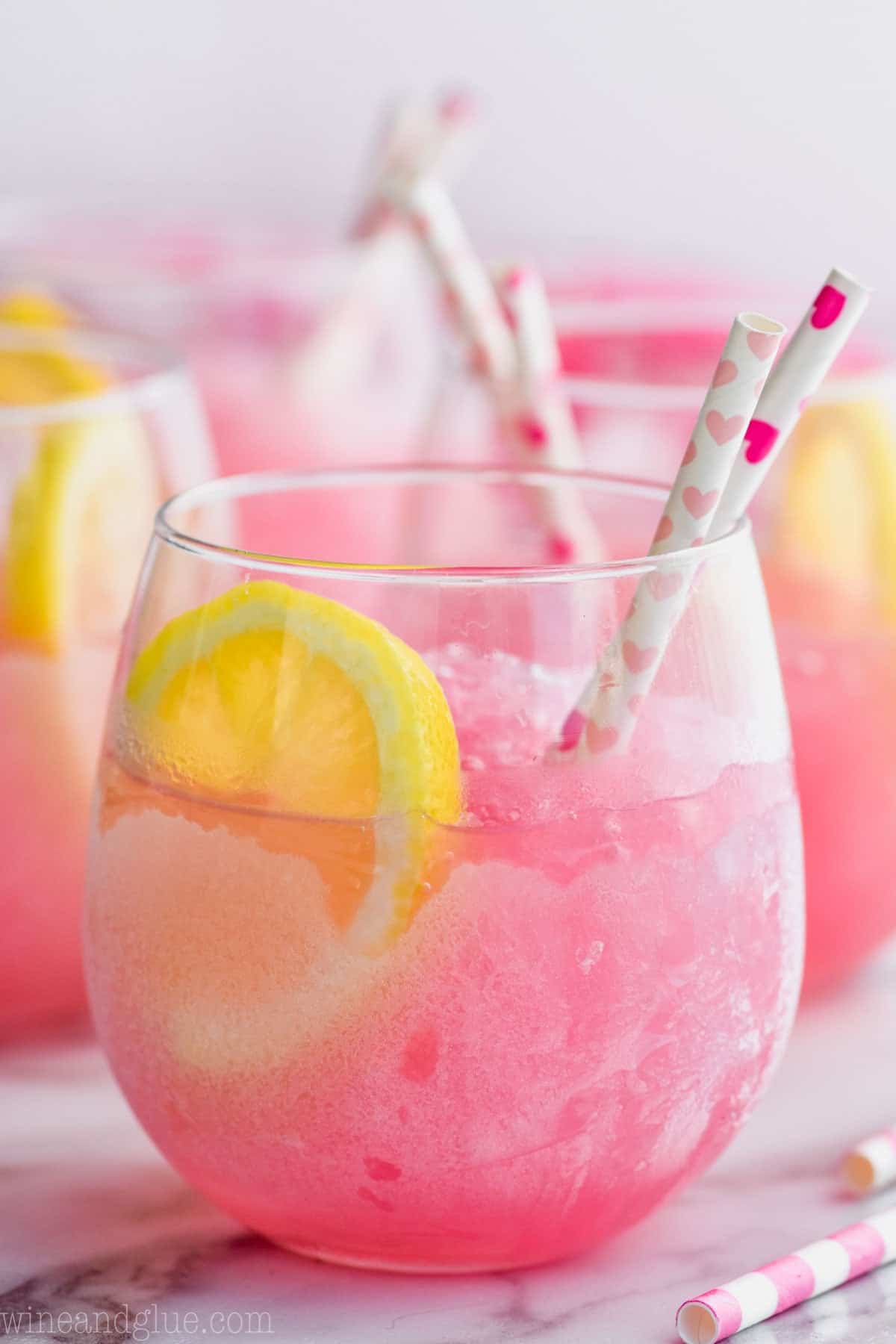 Pink Lemonade Vodka Slushy {Easy Summer Drink}