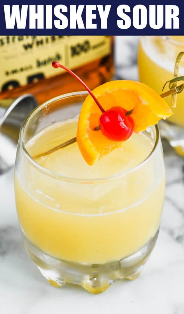 holiday whiskey sour recipe