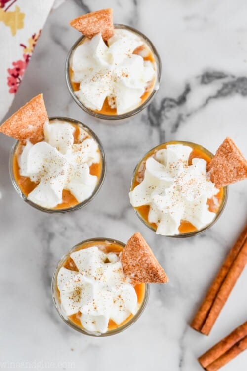 Pumpkin Pie Pudding Shots Simple Joy