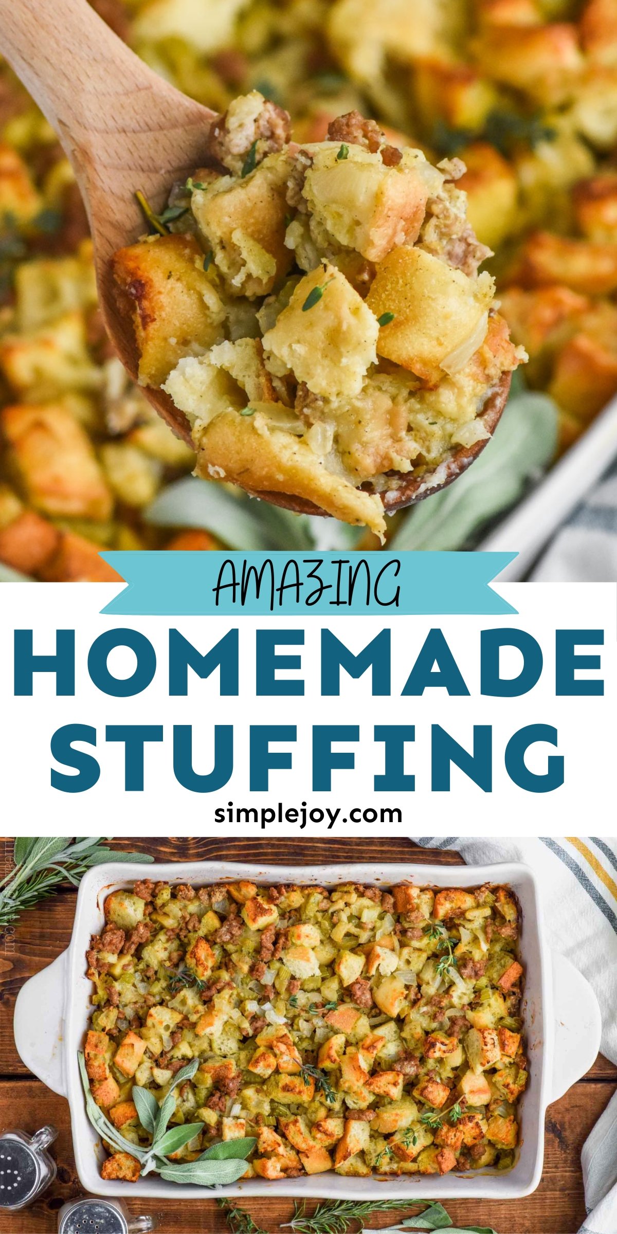 Homemade Stuffing - Simple Joy