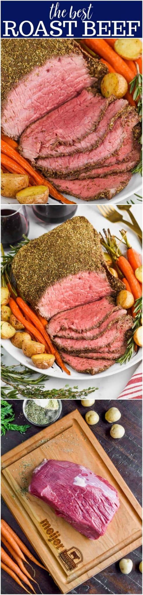 collate of top round roast beef photos