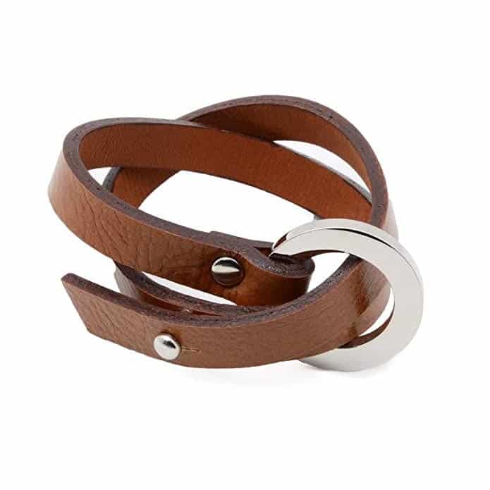 double strand wrap leather bracelet
