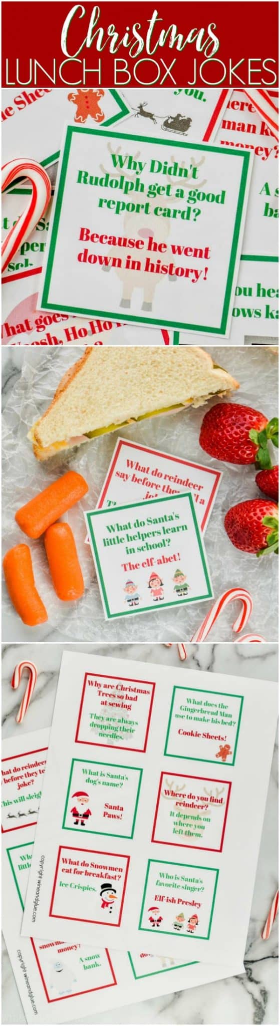 Christmas Lunch Box Jokes  Free Printable    Wine   Glue - 23