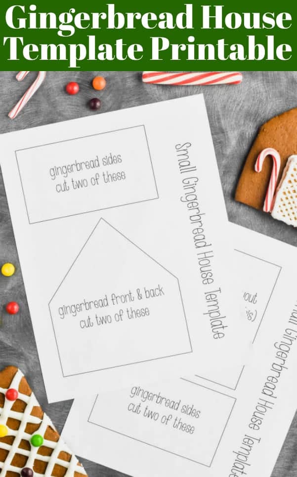 Gingerbread House Template Printable from simplejoy.com