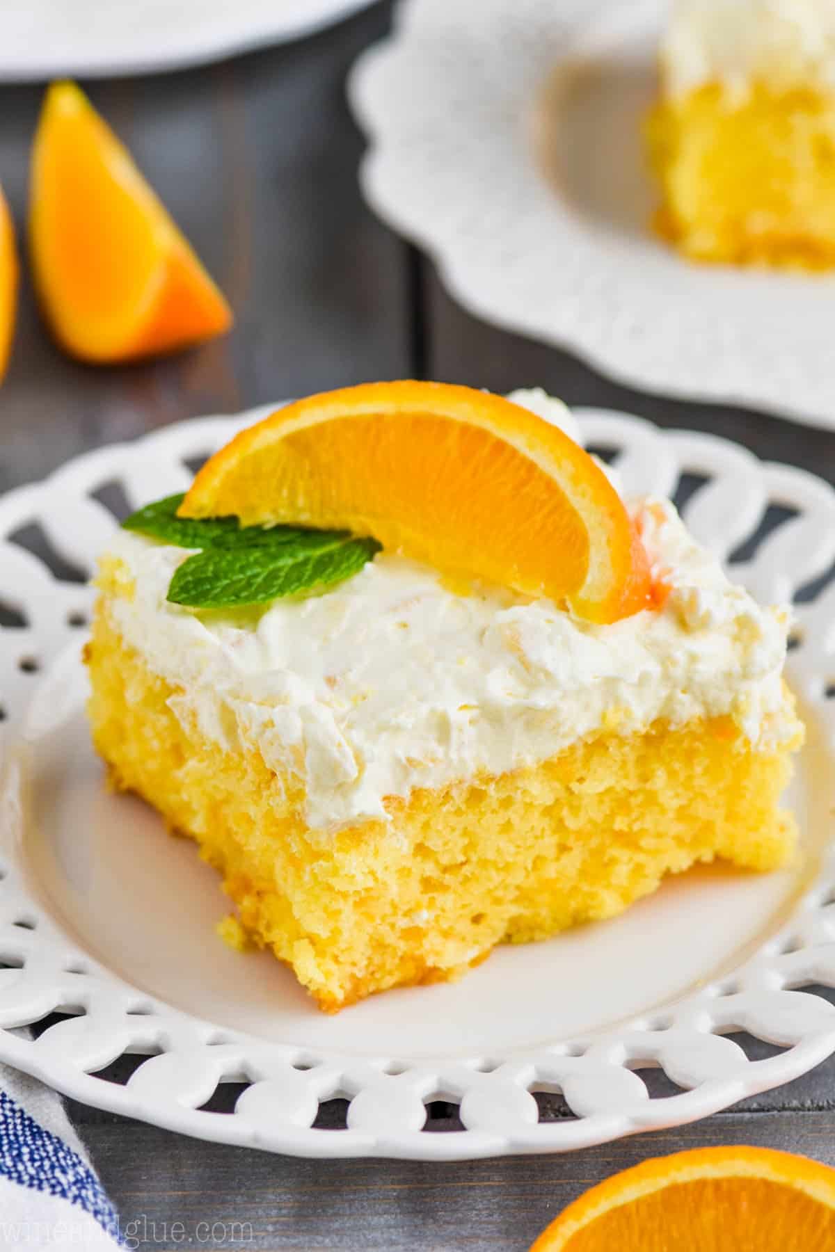 Best Mandarin Orange Cake (with Cream and Meringue)