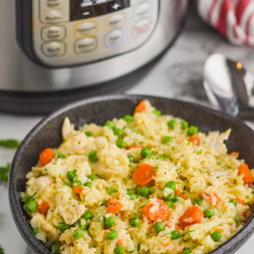 Instant Pot Chicken and Rice Casserole