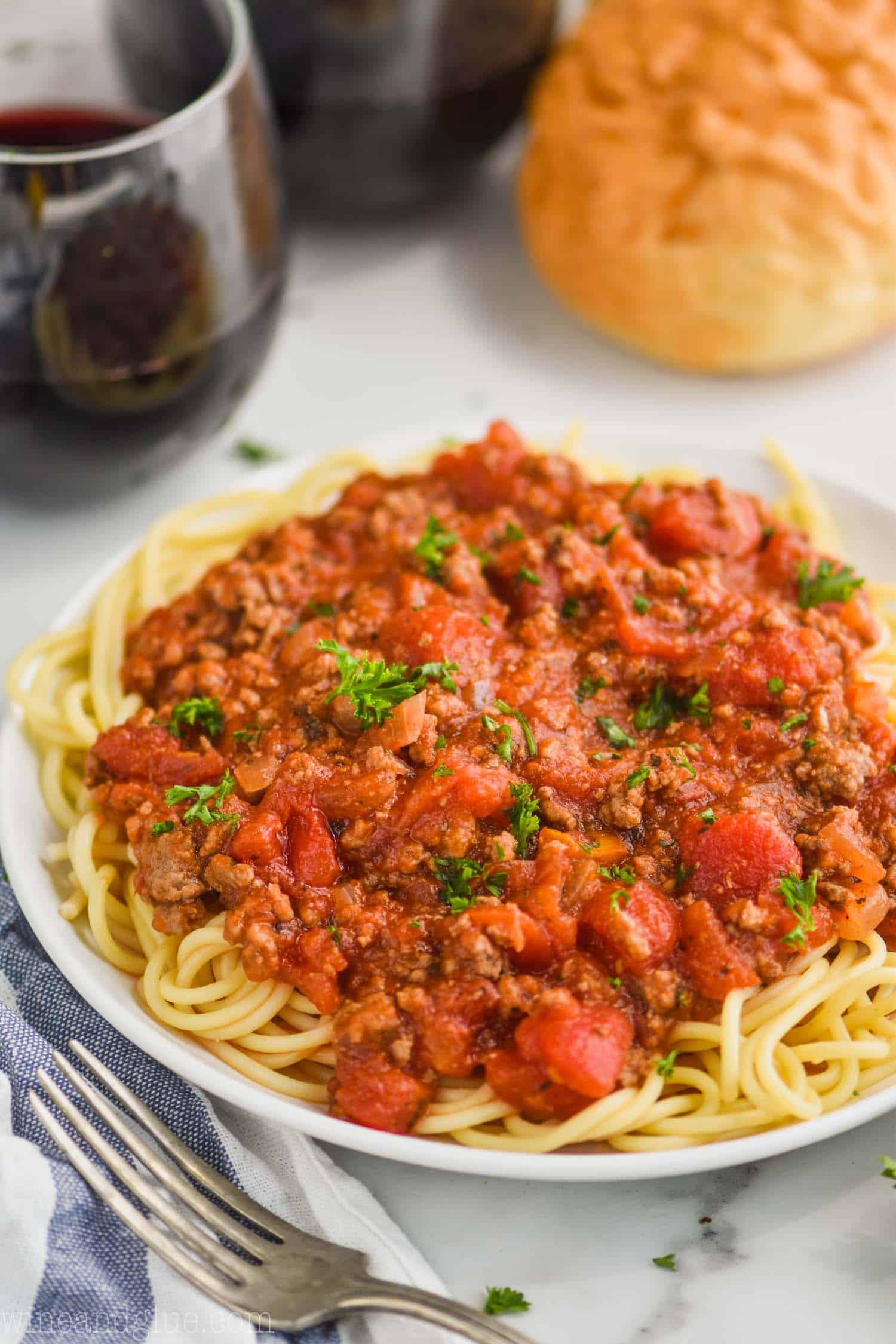 Nutrition Facts For 1 Cup Of Spaghetti With Meat Sauce