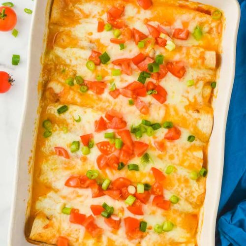 Buffalo chicken enchiladas recipe