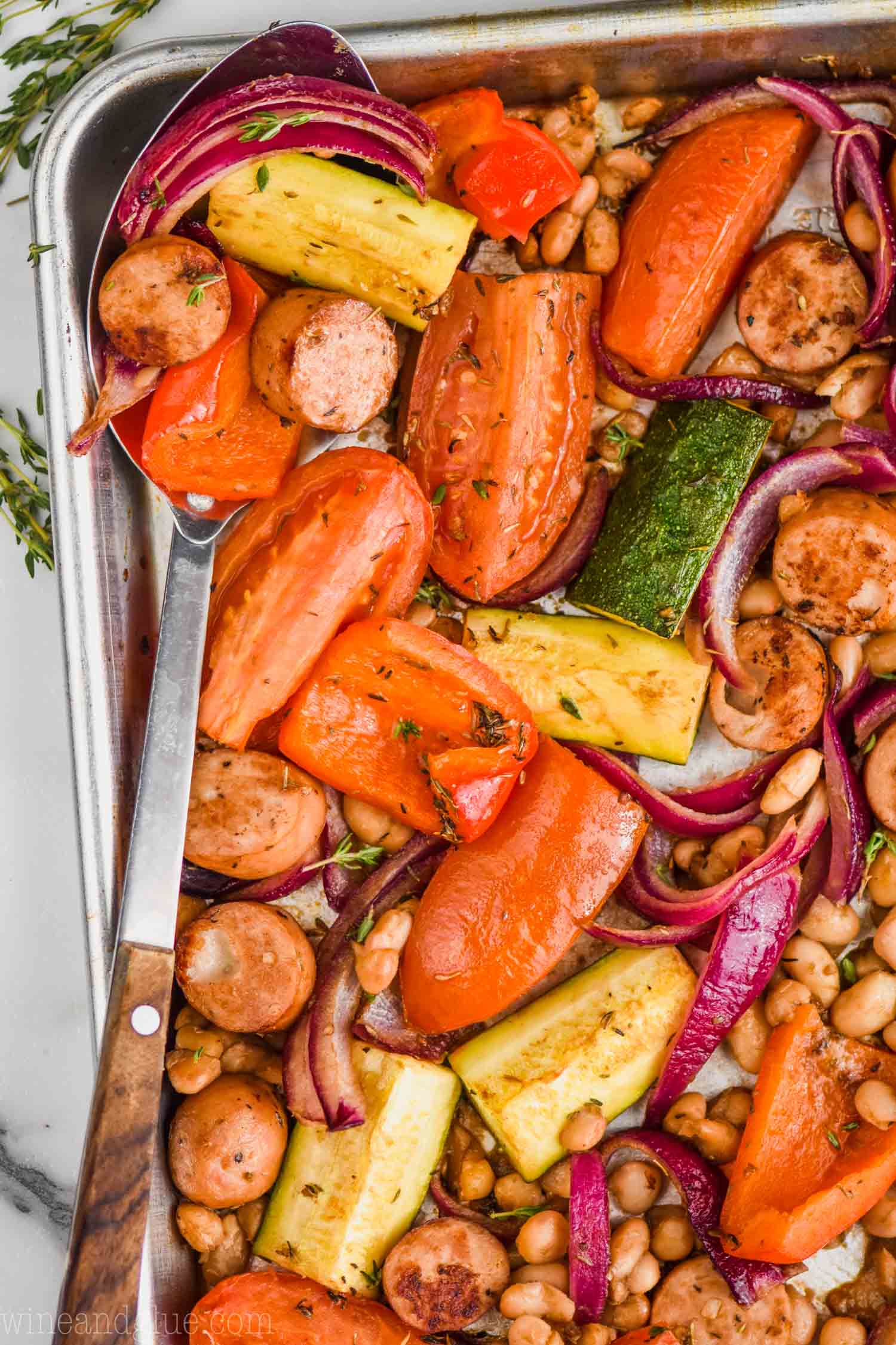 Sausage and Vegetable Sheet Pan Dinner Recipe
