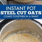 Instant Pot Steel Cut Oats - Simple Joy