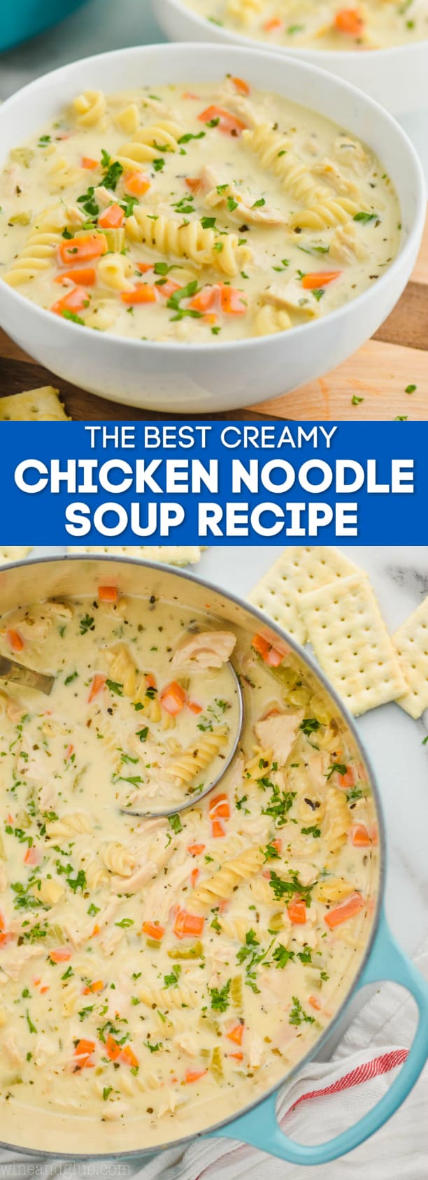 Creamy Chicken Noodle Soup - Simple Joy