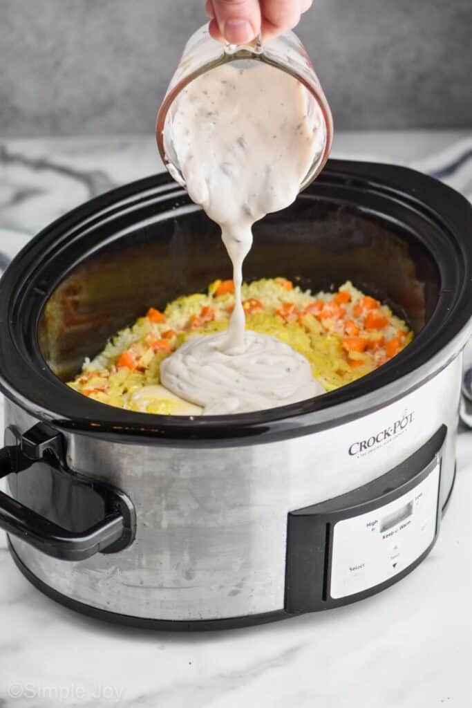 Crockpot Chicken and Rice Casserole Recipe - Simple Joy