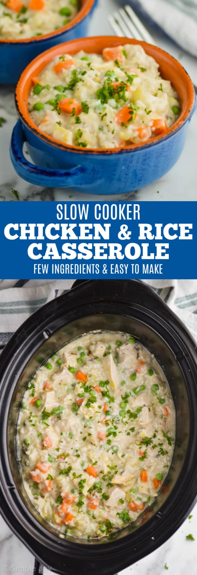 Crockpot Chicken And Rice Casserole Recipe Simple Joy