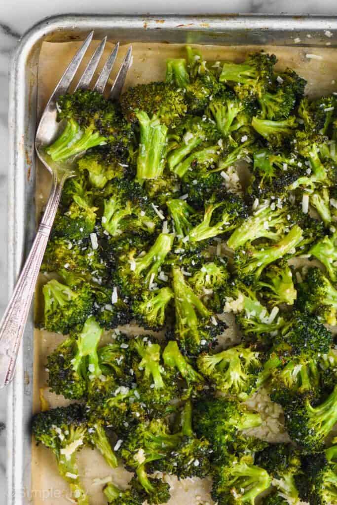 Parmesan Roasted Broccoli - Simple Joy