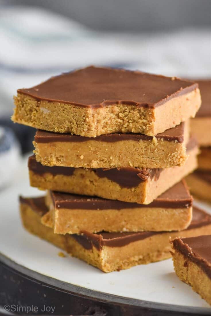 Peanut Butter Chocolate Bars - Simple Joy