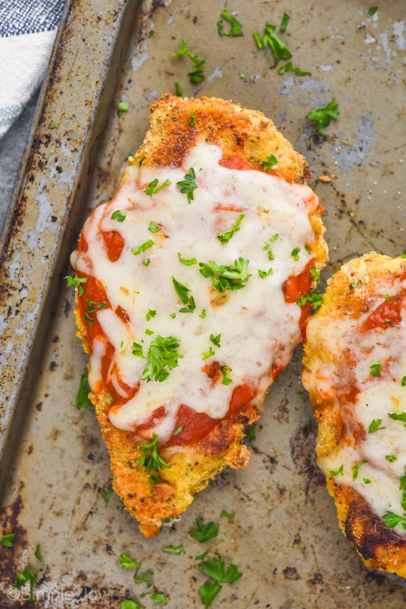 Baked Chicken Parmesan - Simple Joy