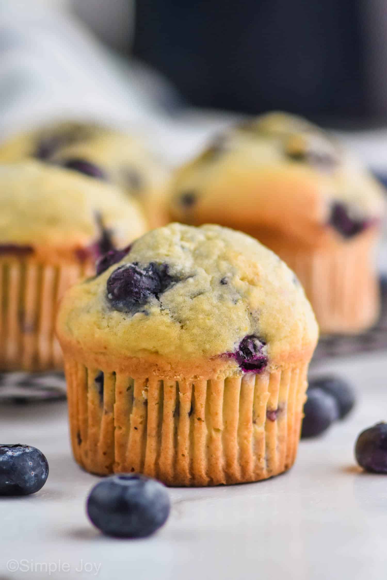 Healthy Blueberry Muffins - Simple Joy