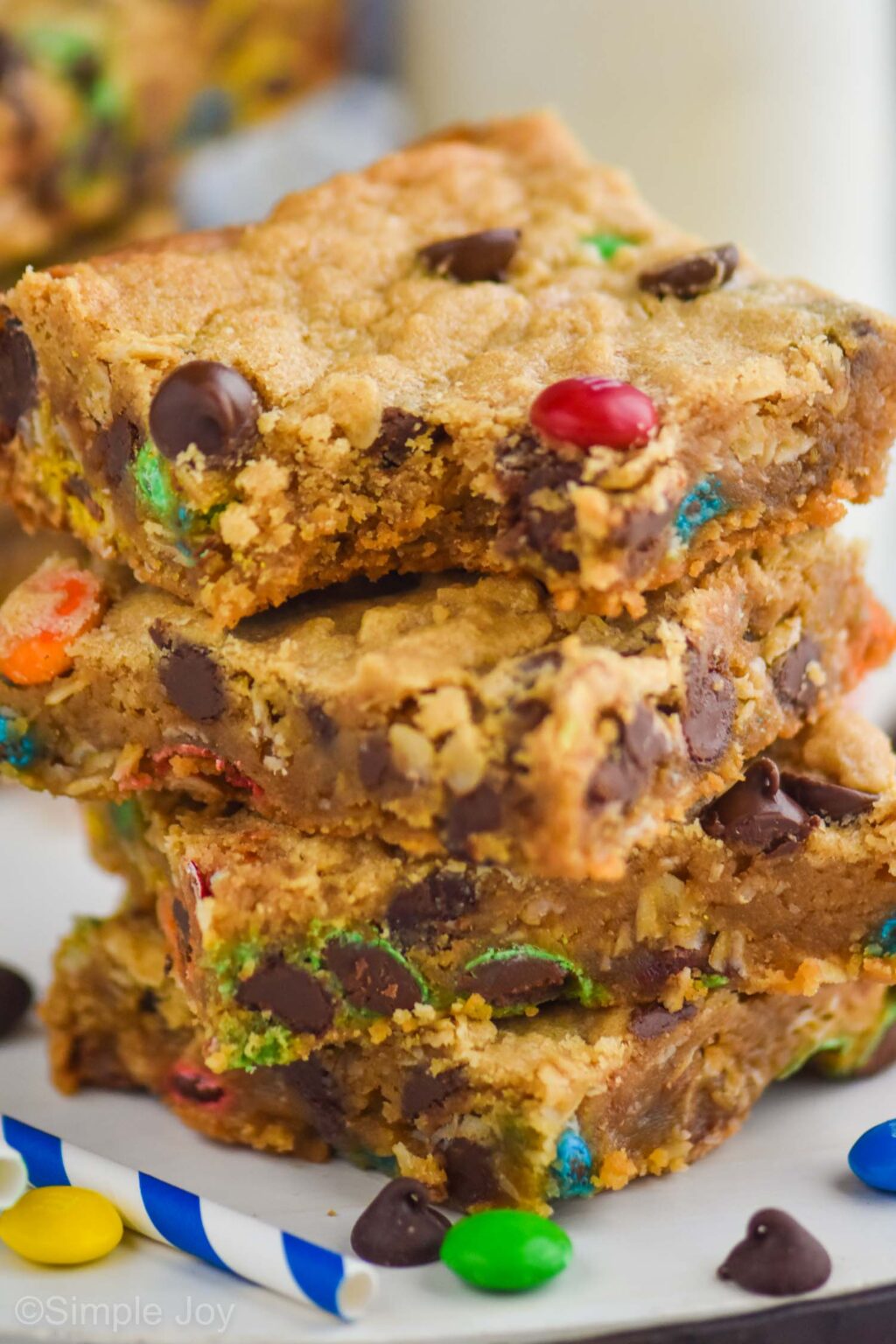 Monster Cookie Bars - Simple Joy