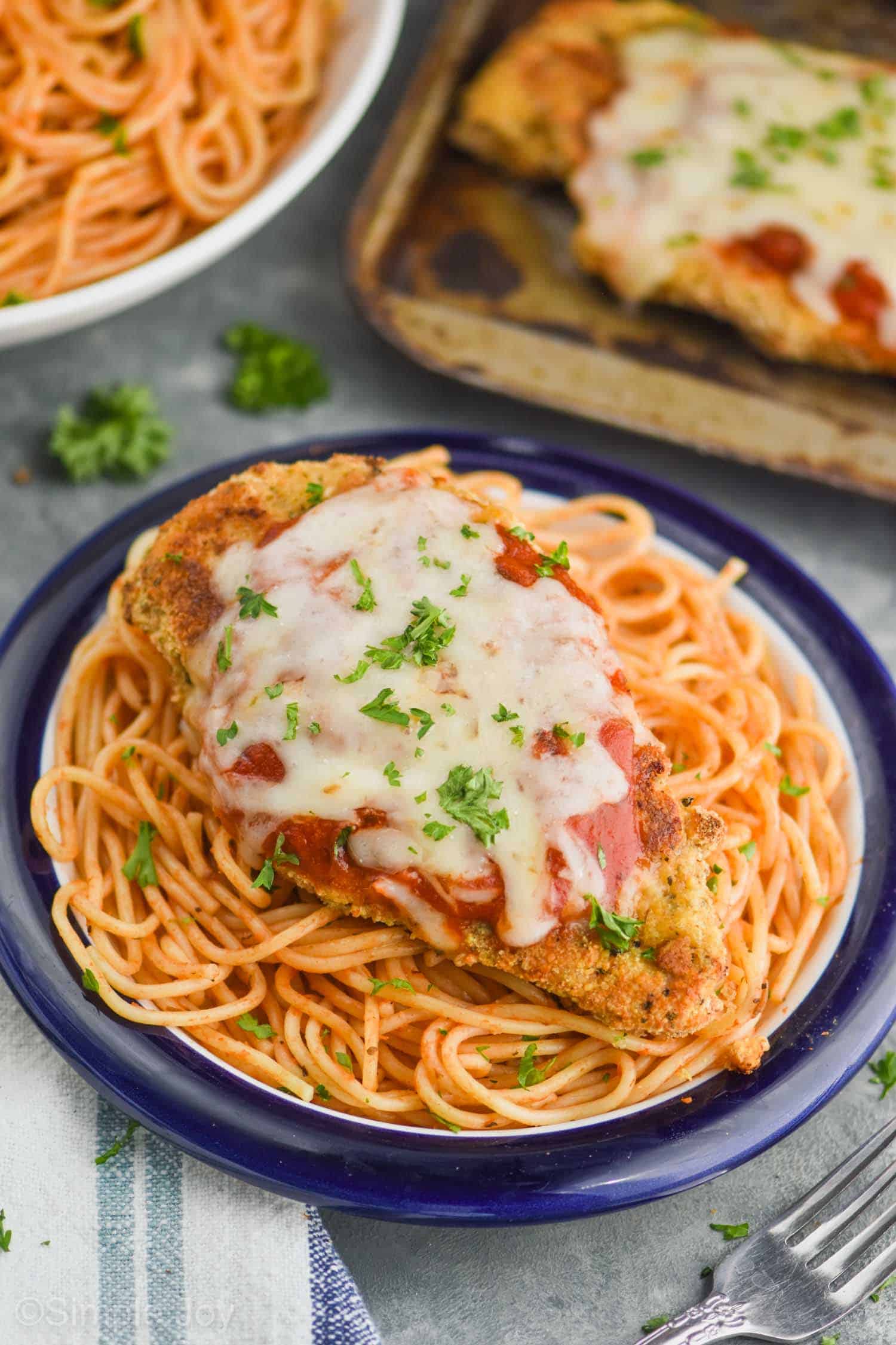 Baked Chicken Parmesan - Simple Joy