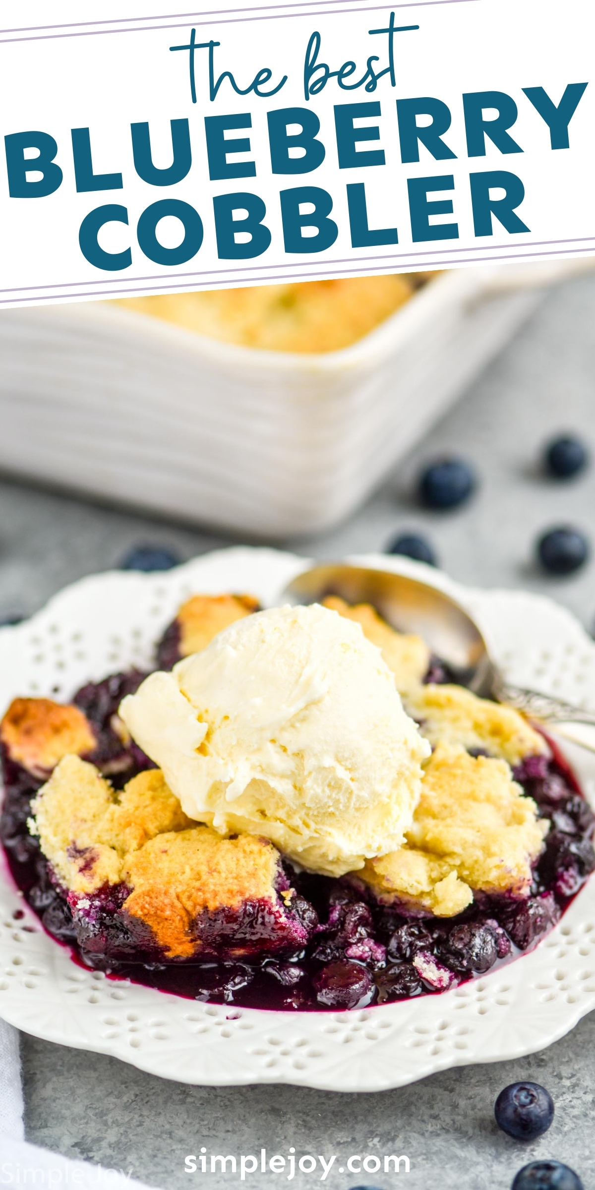 Blueberry Cobbler - Simple Joy