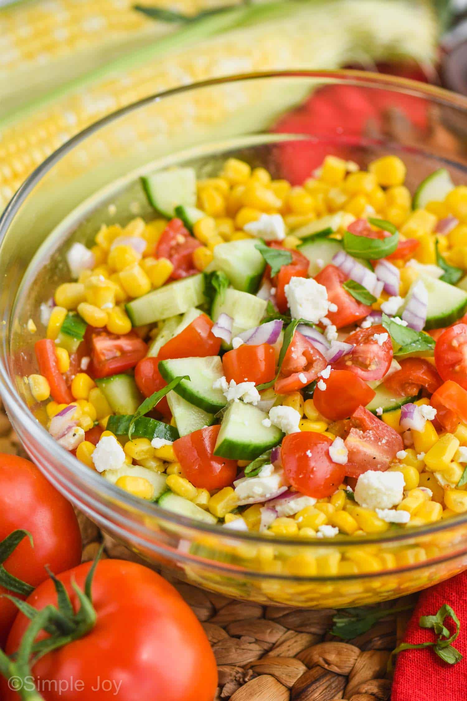 Seasoned Roasted-Corn Salad Cups Recipe