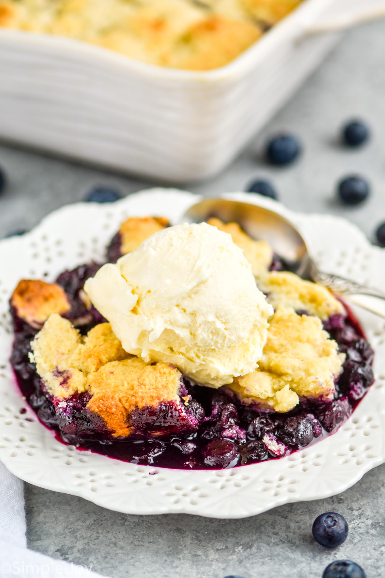 Blueberry Cobbler - Simple Joy