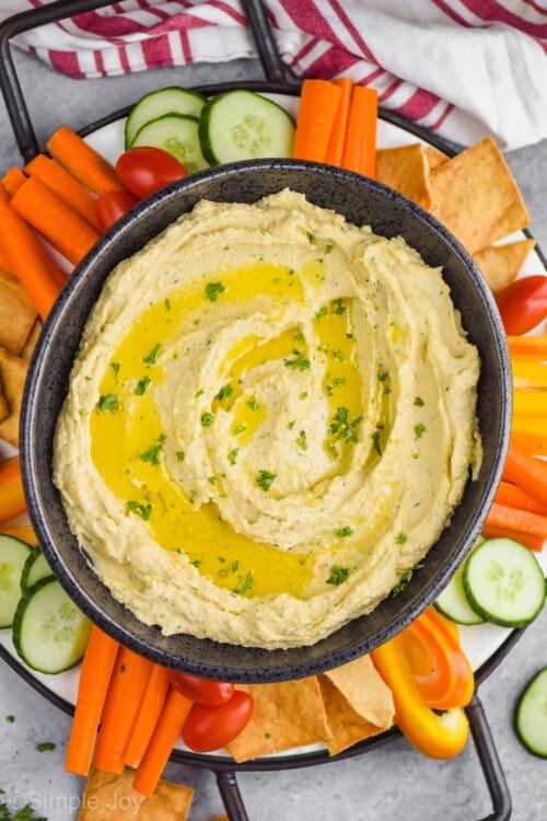 Homemade Hummus - Simple Joy