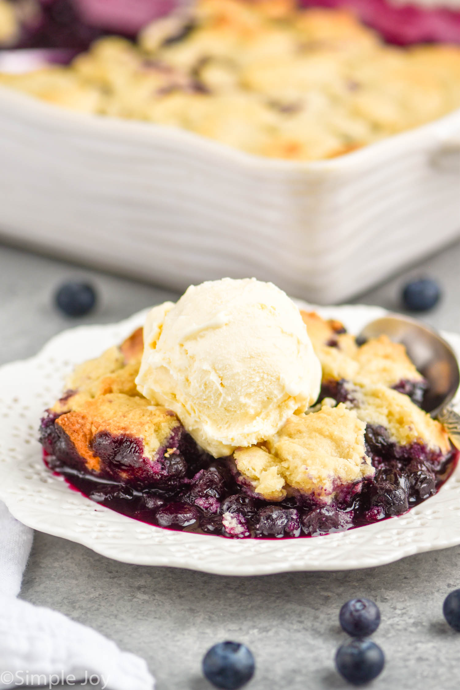 Blueberry Cobbler - Simple Joy