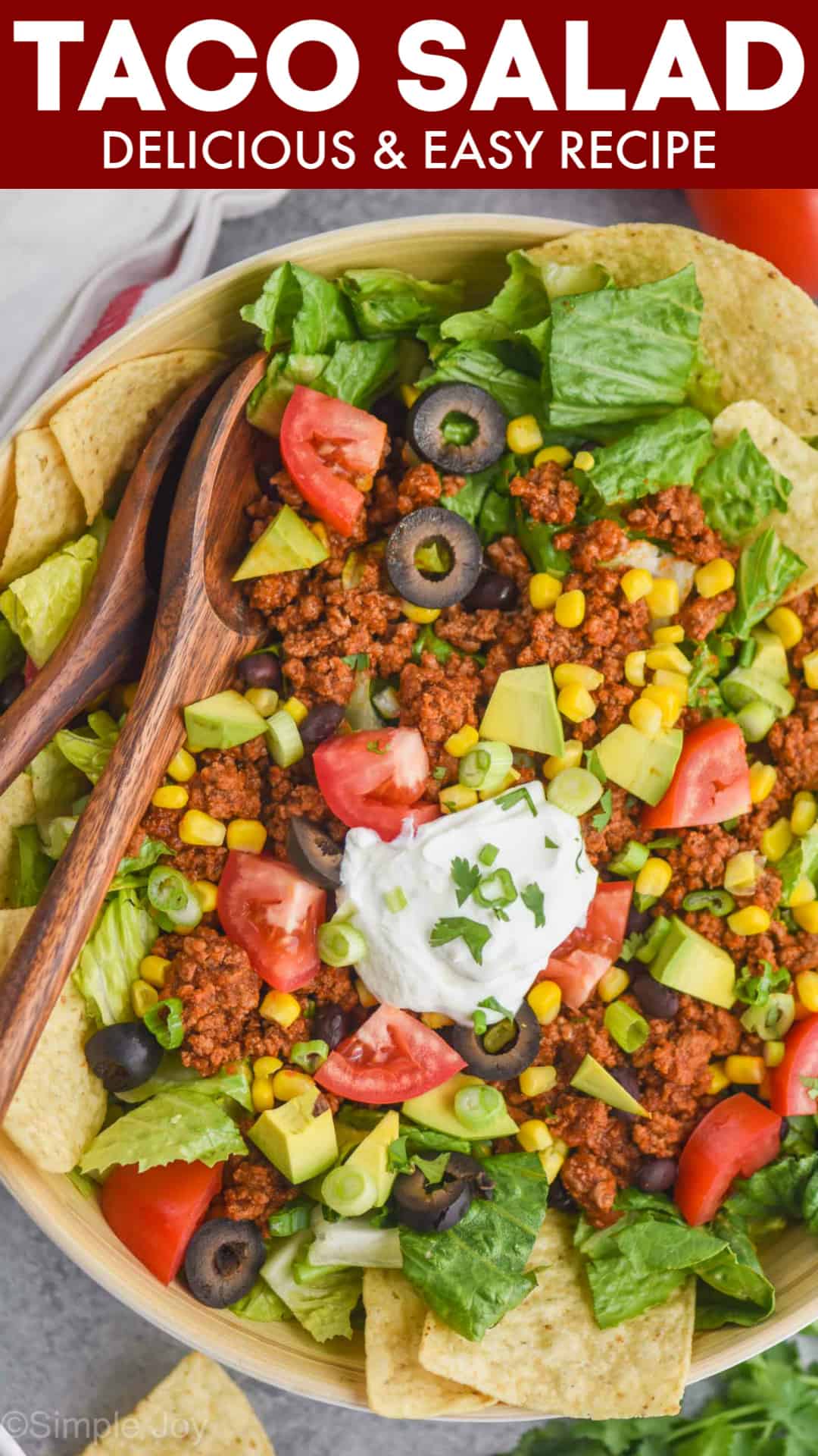 Taco Salad Recipe - Simple Joy
