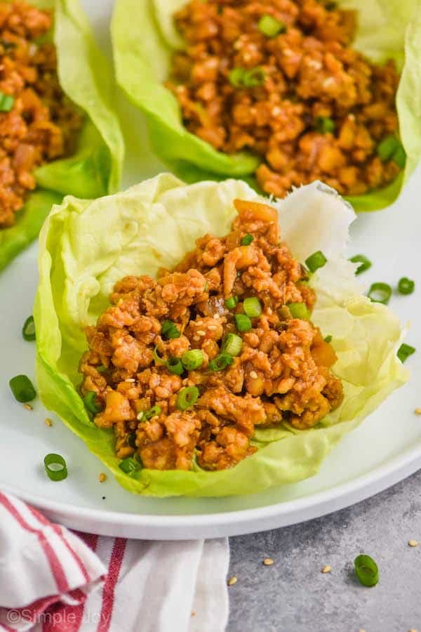 Minced Chicken with Lettuce Wrap  Chinese Style Minced Chicken Recipe 