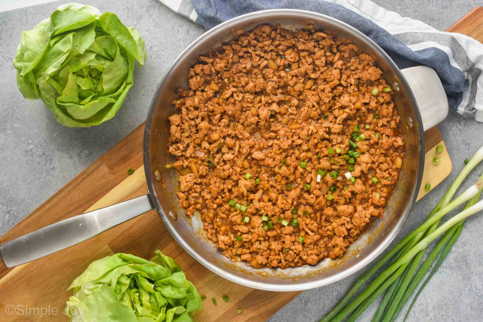 Chicken Lettuce Wraps - Simple Joy