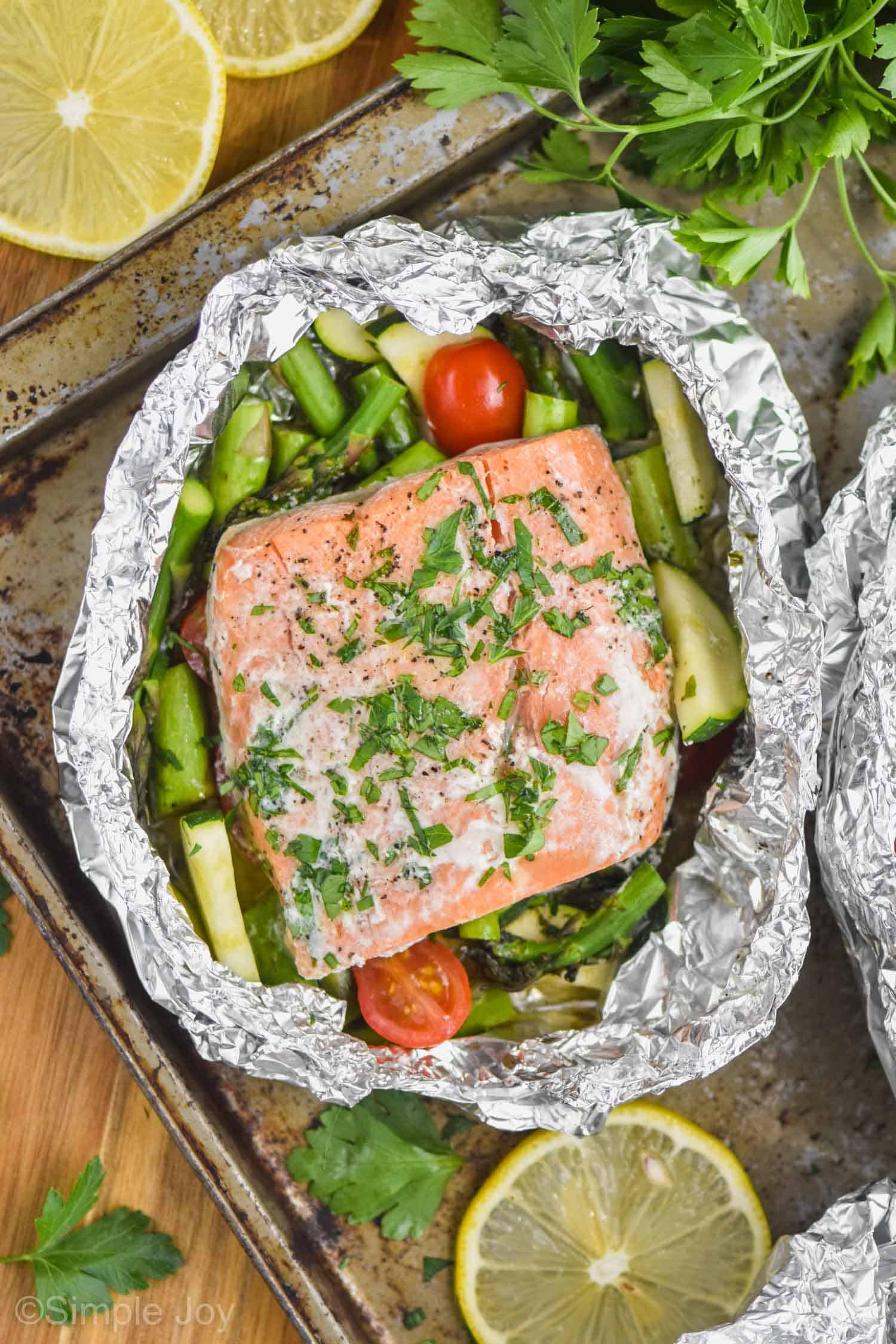 Salmon Foil Packets - Simple Joy