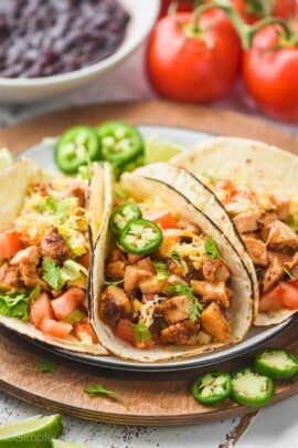 Chicken Tacos - Simple Joy