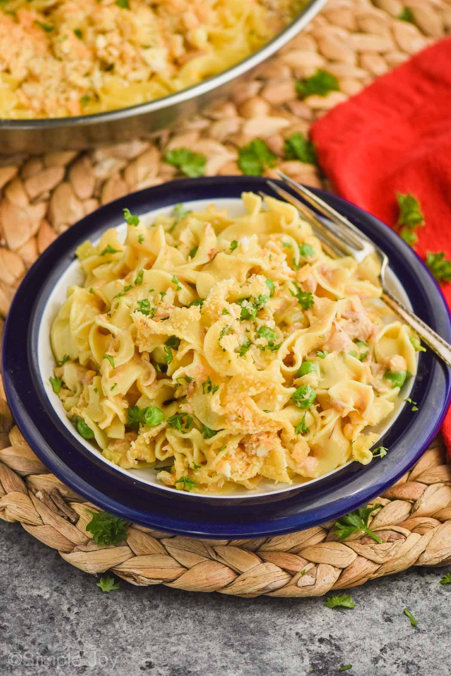 Skillet Tuna Noodle Casserole - Simple Joy