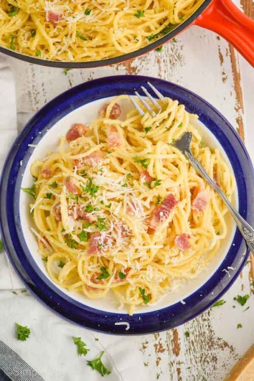 Ham and Pea Pasta - Simple Joy