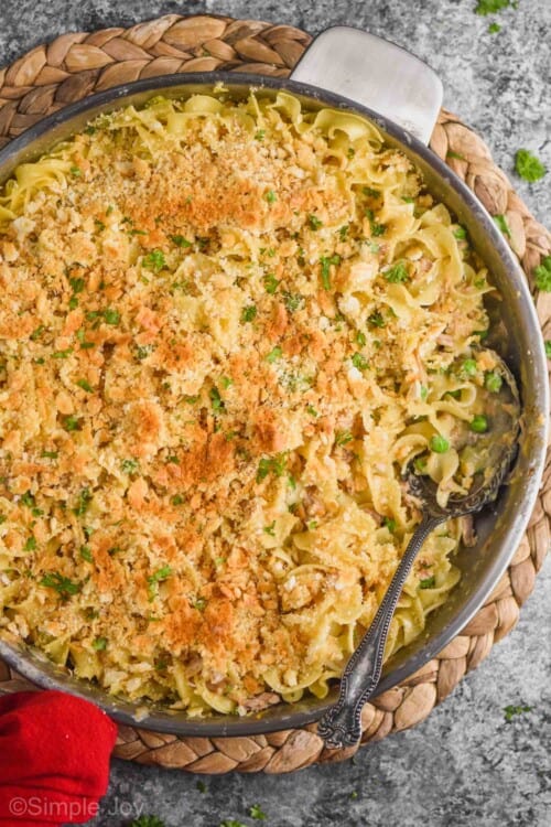 Skillet Tuna Noodle Casserole - Simple Joy